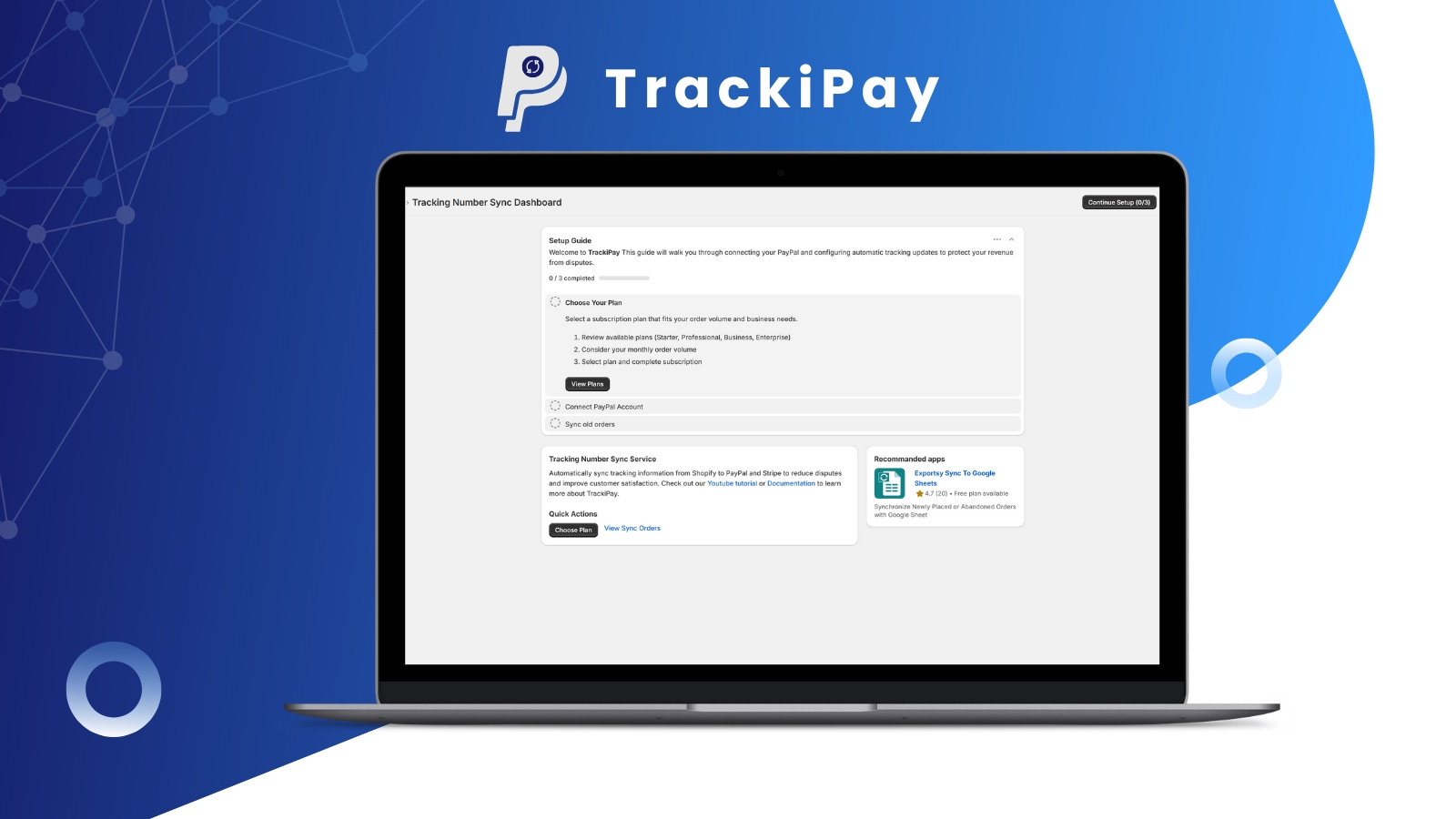 TrackiPay Dashboard