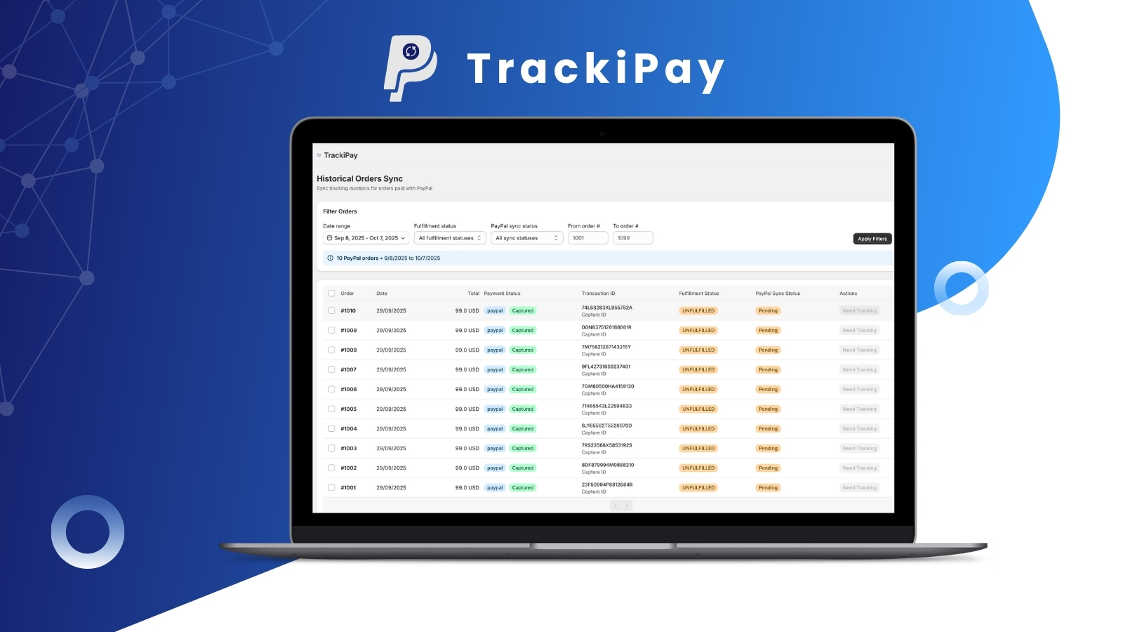 Orders Synchronization